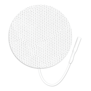 AXELGAARD VALUTRODE X CLOTH ELECTRODES - ValuTrode X Electrode, White Fabric Top, 2" Round, 4/pk, 10 pk/bg, 1 bg/cs (090173) | Quantity - 1x CS