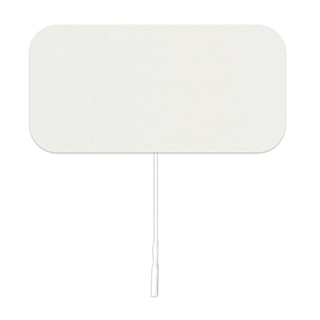 AXELGAARD VALUTRODE X FOAM ELECTRODES - ValuTrode X Electrode, White Foam Top, 2" Round, 4/pk, 10 pk/bg, 1 bg/cs (090171) | Quantity - 1x CS
