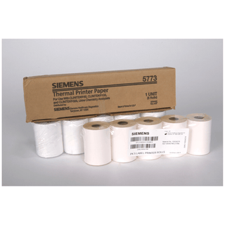 SIEMENS CLINITEK URINE CHEMISTRY ANALYZER - Clinitek Thermal Printer Paper, 5/pk (10328736)  | Quantity - 1x PK