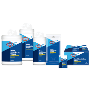 BRAND BUZZ CLOROX HAND SANITIZING WIPES - Clorox Healthcare Sanitizing Hand Wipes, 40 ct Canister, 6/cs (HAZMAT Fees Apply, cannot ship via Air or to AK, GU, HI, MP, PR, VI) | Quantity - 1x CS