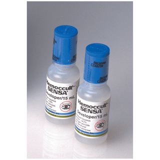 HEMOCUE HEMOCCULT SENSA DEVELOPER - 15mL Bottles of Developer, 20/bx (Minimum Expiry Lead is 90 days) (US & Canada Only) (HAZMAT Fees Apply, cannot ship via Air or to AK, GU, HI, MP, PR, VI) | Quantity - 1x BX