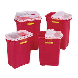 BD EXTRA LARGE SHARPS COLLECTORS - Sharps Collector, 19 Gal, Slide Top Gasketed, Red, 5/cs(Drop Ship Requires Pre-Approval) | Quantity - 1x CS