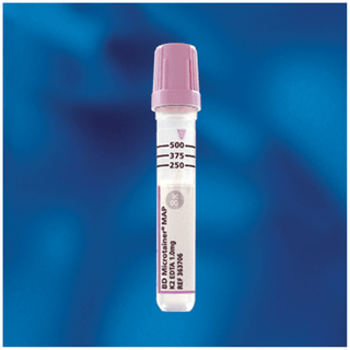 BD MICROTAINER BLOOD COLLECTION TUBES - MAP Microtube For Automated Process with K2EDTA 1.0mg, BD Microgard Closure, 50/bx(Drop Ship Requires Pre-Approval) | Quantity - 1x BX