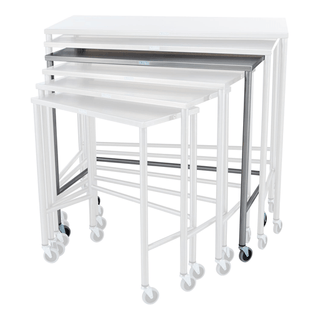 BLICKMAN INSTRUMENT TABLES - Georgetown Instrument Table Adjustable Height 36"W x (36 - 56)"H x 20"D (DROP SHIP ONLY) | Quantity - 1x EA