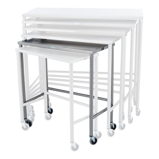 BLICKMAN INSTRUMENT TABLES - Georgetown Instrument Table Adjustable Height 36"W x (36 - 56)"H x 20"D (DROP SHIP ONLY) | Quantity - 1x EA
