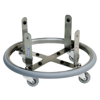 BLICKMAN SOLUTION STANDS - Snyder Double Basin Solution Stand w/Basin, H-Brace (DROP SHIP ONLY) | Quantity - 1x EA