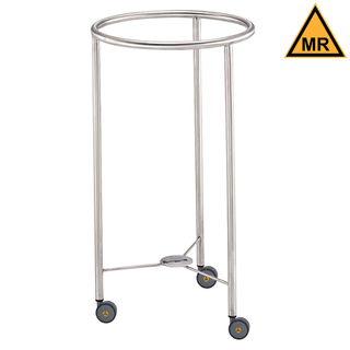 BLICKMAN HAMPERS - Hamper 18" DIA Round Foot Operated Pneumatic Top Chrome (DROP SHIP ONLY) | Quantity - 1x EA