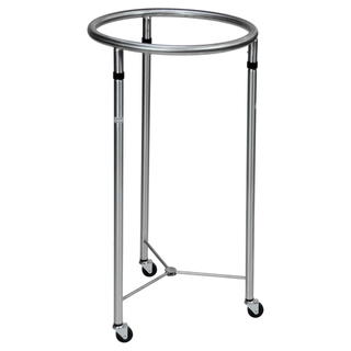 BLICKMAN HAMPERS - Hamper 18" DIA Round Foot Operated Pneumatic Top Chrome (DROP SHIP ONLY) | Quantity - 1x EA