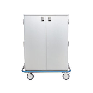 BLICKMAN CASE CARTS - Ultra Space Saver Case Cart 42"W x 55 1/2"H x 29"D, (2) Stainless Steel Wire Pullout Shelves, (1) Door (DROP SHIP ONLY) | Quantity - 1x EA