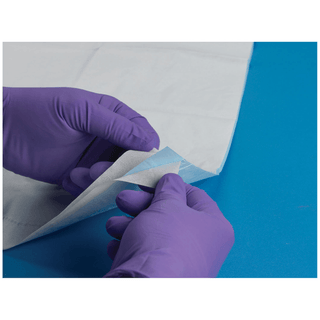 BUSSE TOWELS/DRAPES - Drape, 3" Round Fenestration, Non-Sterile, Autoclavable, Polypropylene Film Center, White, 300/cs | Quantity - 1x CS