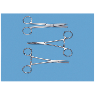 BUSSE STERILE FLOOR GRADE SINGLE USE INSTRUMENTS - Kelly Hemostat, 5", Curved, Sterile, 50/cs | Quantity - 1x CS