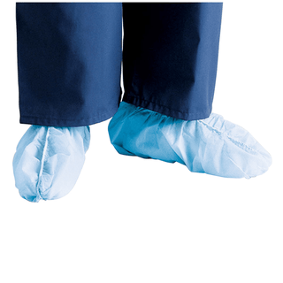 CARDINAL HEALTH CONVERTORS SHOE COVERS - Premium Shoecover, Anti-Skid, SMS, X-Large, Blue, 100/bx, 4 bx/cs | Quantity - 1x CS