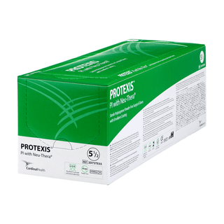 CARDINAL HEALTH PROTEXIS PI WITH NEU-THERA SURGICAL GLOVES - Glove, Surgical, Powder-Free (PF), Latex-Free (LF), Polyisoprene, Size 5.5, 50 pr/bx, 4 bx/cs | Quantity - 1x CS