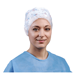 CARDINAL HEALTH HEAD COVERS - Designer Nurse' s Cap, Large, 25, Celebration Print, 100/bx, 6 bx/cs | Quantity - 1x CS