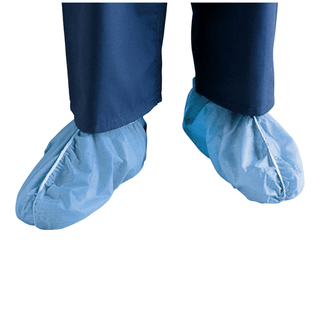 CARDINAL HEALTH CONVERTORS SHOE COVERS - Premium Shoecover, Anti-Skid, SMS, X-Large, Blue, 100/bx, 4 bx/cs | Quantity - 1x CS