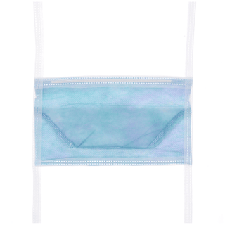 CARDINAL HEALTH ASTM LEVEL 3 PROCEDURE & SURGICAL MASKS - Surgical Mask, Tie-On, Pleated, Foam Anti-Fog, Integrated Eyeshield with Anti-Glare, Mediterranean Blue, 25/bx, 4 bx/cs(On Vendor Allocation - Availibility May Be Limited) | Quantity - 1x CS