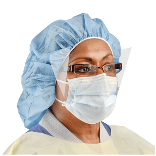 CARDINAL HEALTH SECURE-GARD PROCEDURE MASKS - Procedure Mask, Earloops, Eyeshield, Blue, 25/bx, 4 bx/cs(On Vendor Allocation - Availability May Be Limited) | Quantity - 1x CS