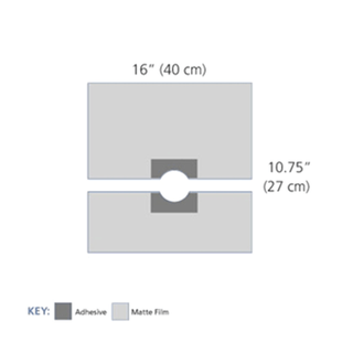 CARDINAL HEALTH PROCEDURE DRAPES - Refractive Drape, 16 x 10.75, Sterile, 10/cs | Quantity - 1x CS