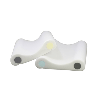 CORE PRODUCTS DOUBLE CORE SELECT CERVICAL SUPPORT PILLOW - Cervical Pillow, 22" x 16", Washable Cotton/Polyester Cover, Includes 4" Support Lobes: Black for Firm; White for Gentle; Gold for Extra-Firm; and Blue for Medium | Quantity - 1x EA