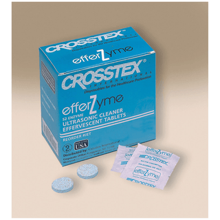 CROSSTEX EFFERZYME EFFERVESCENT CLEANING TABLETS - Cleaning Tablets, Spearmint Scent, 2 Tablets per Gal, 52 tabs/bx, 6 bx/ctn, 4 ctn/cs (Item is Short-Dated & Non-Returnable) | Quantity - 1x CS