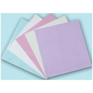 CROSSTEX HEADREST COVERS - POLY COATED - Cover, Standard, 10" x 10", Dusty Rose, 500/cs | Quantity - 1x CS