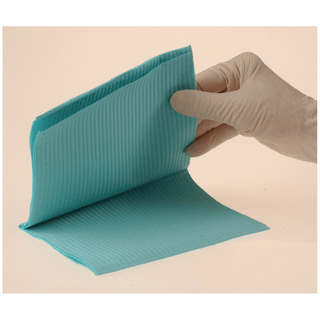 CROSSTEX ECONOBACK 2 PLY TOWELS - Towel, 2-Ply Paper, Poly, 19" x 13", Silver Grey, 500/cs  | Quantity - 1x CS