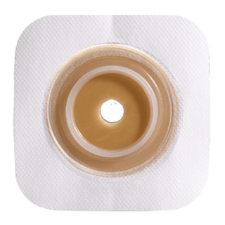CONVATEC SURE-FIT NATURA TWO-PIECE STOMAHESIVE SKIN BARRIER - Skin Barrier, No Tape Collar, Cut-to-Fit, 4" Flange, 6" x 6", 5/bx | Quantity - 1x BX
