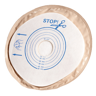 CONVATEC ACTIVELIFE ONE-PIECE STOMA CAP - Stoma Cap, Cut-to-Fit, Stomahesive Skin Barrier, No Tape Collar, 1-Sided Comfort Panel and Filter, Opaque, 3/4" - 2", 30/bx | Quantity - 1x BX