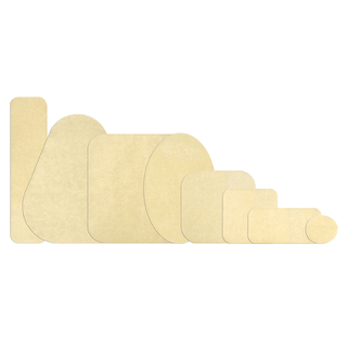CONVATEC DURODERM EXTRA THIN DRESSING - Hydrocolloid Dressing, Rectangle, Beige, 6" x 7", 10/bx | Quantity - 1x BX