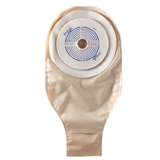 CONVATEC ACTIVELIFE ONE-PIECE DRAINABLE POUCH - One-Piece Drainable Pouch with Cut-to-Fit Durahesive Skin Barrier, Tape Collar, 12" Pouch with 1-Sided Comfort Panel, Tail Clip, Opaque, 3/4" - 2 1/2" Stoma Opening, 10/bx | Quantity - 1x BX