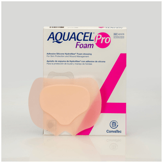 CONVATEC AQUACEL DRESSINGS - Foam Dressing, Adhesive, Square, 4" x 4", 10/bx | Quantity - 1x BX