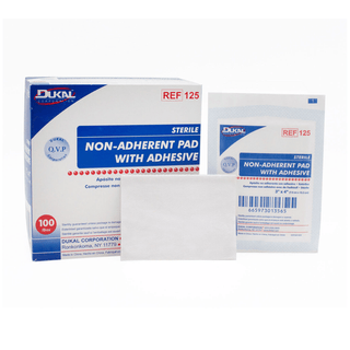 DUKAL NON-ADHERENT PADS - Non-Adherent Pad, 3" x 8", Sterile, 1/pk, 75 pk/bx, 8 bx/cs | Quantity - 1x CS