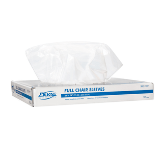 DUKAL CHAIR SLEEVE - Chair Sleeves, Full Size, 29" x 80", 125/bx, 3 bx/cs (42 cs/plt) | Quantity - 1x CS