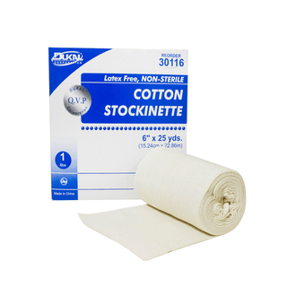 DUKAL COTTON STOCKINETTE - Stockinette, 3" x 25 yds, Cotton, 6 rl/cs | Quantity - 1x CS