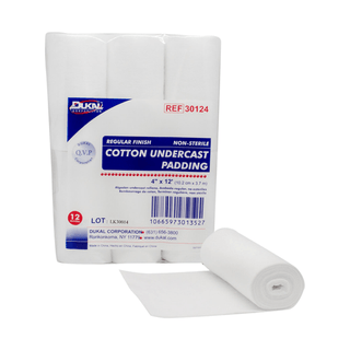 DUKAL UNDERCAST PADDING - Cotton Undercast Padding, Regular Finish, 4" x 12ft, 12 rl/bg, 6 bg/cs | Quantity - 1x CS