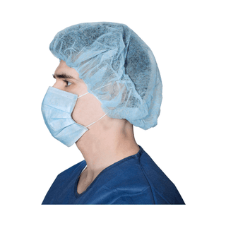 DUKAL BOUFFANT CAPS - Bouffant Cap, 21", Accordian, Green, Non-Sterile, 100/bg, 10 bg/cs (84 cs/plt)  | Quantity - 1x CS