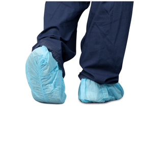 DUKAL SHOE COVERS - Shoe Covers, Economy, Regular, Blue, 100/bx, 3 bx/cs (Temporarily Unavailable for Sale with item #350-10 as the Suggested Substitute) | Quantity - 1x CS