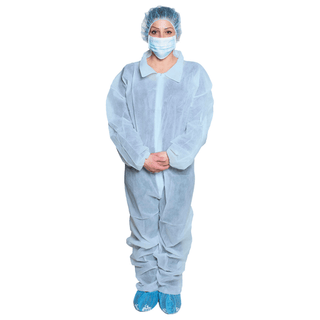 DUKAL COVERALLS - Coveralls, White, Size XXL, Disposable, 5/bg, 5 bg/cs | Quantity - 1x CS