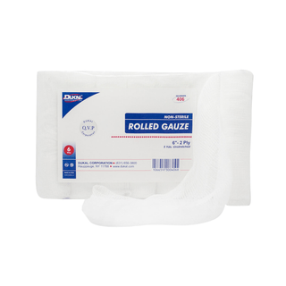 DUKAL ROLLED GAUZE - Rolled Gauze, 6" x 5 yd, Sterile, 2-Ply, 1/pouch, 6/bg, 8 bg/cs | Quantity - 1x CS