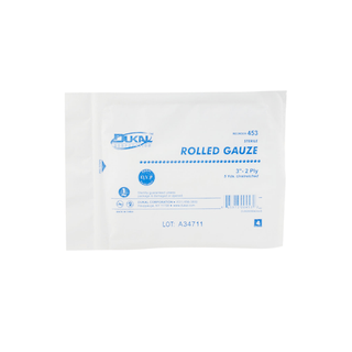 DUKAL ROLLED GAUZE - Rolled Gauze, 6" x 5 yd, Sterile, 2-Ply, 1/pouch, 6/bg, 8 bg/cs | Quantity - 1x CS