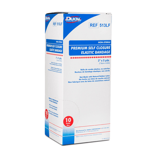 DUKAL ELASTIC BANDAGE - Elastic Bandage with Self Closure, 6" x 5yd, Non-Sterile, Latex Free (LF), 10/bx, 5 bx/cs | Quantity - 1x CS
