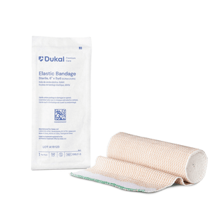 DUKAL ELASTIC BANDAGE - Elastic Bandage with Self Closure, 6" x 5yd, Non-Sterile, Latex Free (LF), 10/bx, 5 bx/cs | Quantity - 1x CS