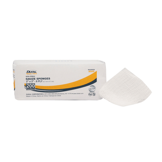 DUKAL BASIC GAUZE SPONGES - Gauze Sponge, 3" x 3", Non-Sterile, 8-Ply, 200/bg, 20 bg/cs | Quantity - 1x CS