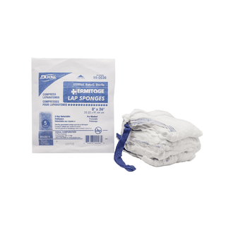 DUKAL LAPAROTOMY SPONGES - Laparotomy Sponge, 12" x 12", Non-Sterile, 5/bdl, 70 bdl/bg, 4 bg/cs | Quantity - 1x CS