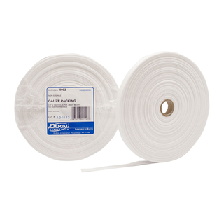 DUKAL SURGICAL GAUZE & PACKING - Gauze Packing, Non-Sterile, 28 x 24 Mesh, 2" x 100 yds, 4-Ply, 10/cs | Quantity - 1x CS