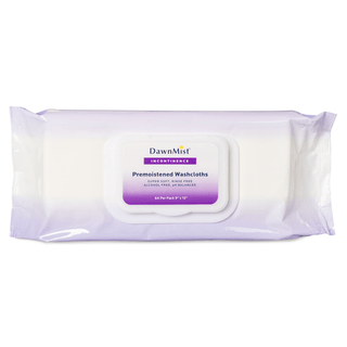 DUKAL DAWNMIST WASHCLOTHS - Washcloth, Adult, Hard Tub, 8" x 12", 50/tub, 12 tub/cs | Quantity - 1x CS
