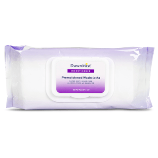DUKAL DAWNMIST WASHCLOTHS - Washcloth, Adult, Hard Tub, 8" x 12", 50/tub, 12 tub/cs | Quantity - 1x CS