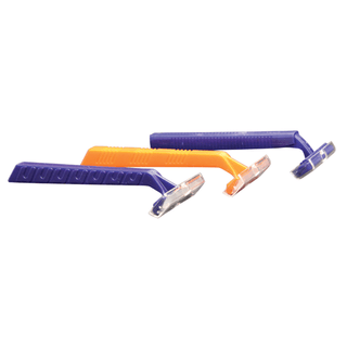 DUKAL DAWNMIST RAZORS - Prep Razor, Blue Handle, Plastic Guard, 100/bx, 10 bx/cs | Quantity - 1x CS