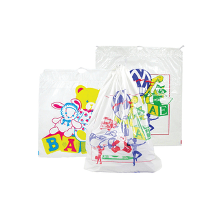 DUKAL DAWNMIST PATIENT BELONGINGS BAGS - Patient Belongings Bag, Drawstring, Clear, 20" x 20", 250/cs | Quantity - 1x CS