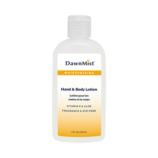 DUKAL DAWNMIST HAND & BODY LOTION - Hand & Body Lotion, Fragrance Free, 4 oz Bottle with Dispensing Cap, 96/cs | Quantity - 1x CS